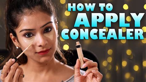 apply concealer correct   apply concealer makeup