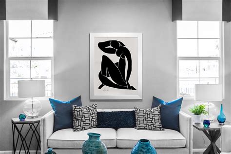 Henri Matisse Black Nudes Woman Blue Nudes Lady Poster Henri | Etsy
