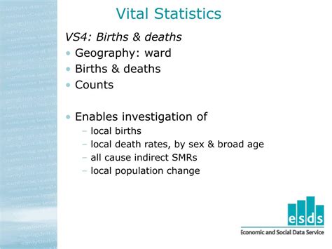 PPT - Vital Statistics PowerPoint Presentation, free download - ID:676935