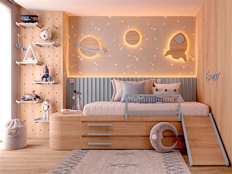 Tema Para Quarto De Menino - Projeto Quarto Criança de Menino com Tema Astronauta - FlyBaby