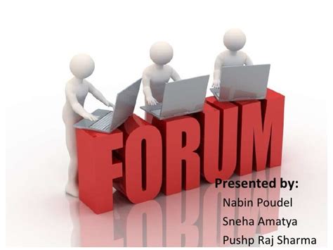 Use of Internet Forums for Communication