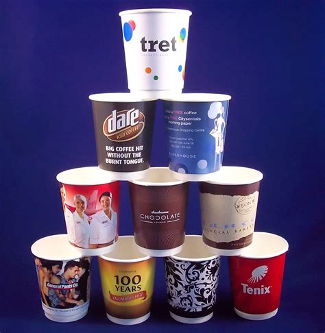 12oz Custom Printed Coffee Cups - For Advertising