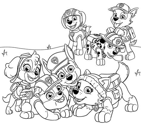 Desenhos De Colorir Patrulha Canina