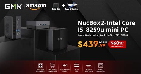 GMK NucBox2 and NucBox Mini PC gets massive discount of $60 and $53 ...