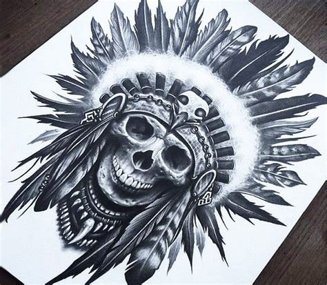 Skull Pencil Sketch at PaintingValley.com | Explore collection of Skull ...