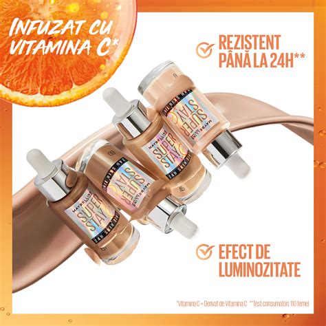 Фон дьо тен Maybelline New York Super Stay Glow Skin Tint, 10, 30 мл ...