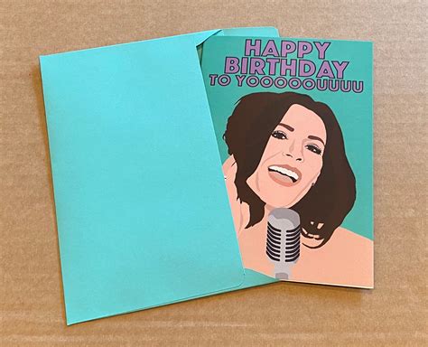 Countess Luann Delesseps 'happy Birthday' Real - Etsy Norway