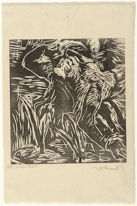MoMA | The Collection | Lovis Corinth. Untitled (Female nude bending