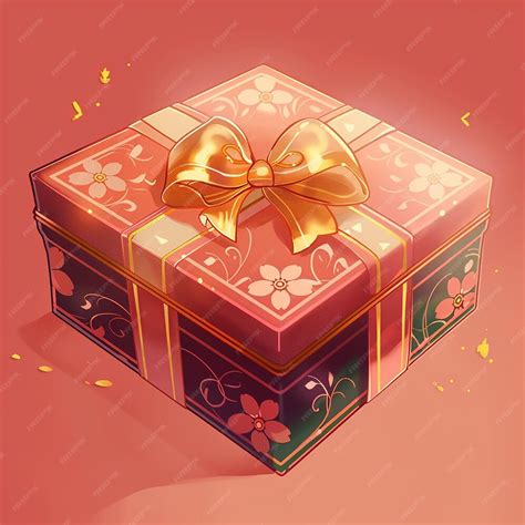 premium vector light pink  dark orange animated gifs box