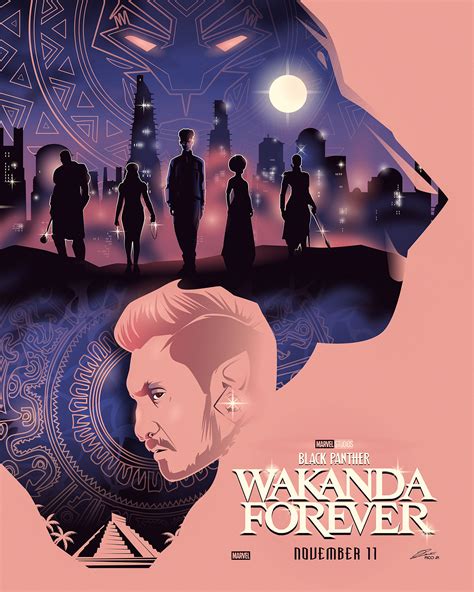 BLACK PANTHER WAKANDA FOREVER Poster Art :: Behance