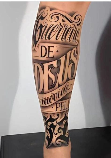 Tatuagem Na Batata Da Perna Frases - Tattoo na batata da perna masculina | Tatuagem na perna masculina ...