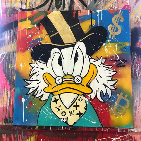 Картины Alec Monopoly Картины Скрудж Макдак Картины Дональд Дак Покрас ...