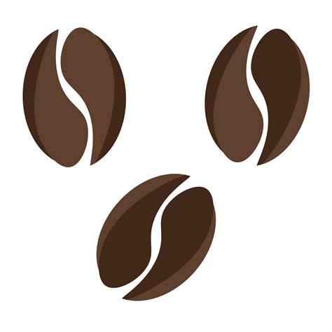 coffee bean vector clip art  vector art  vecteezy