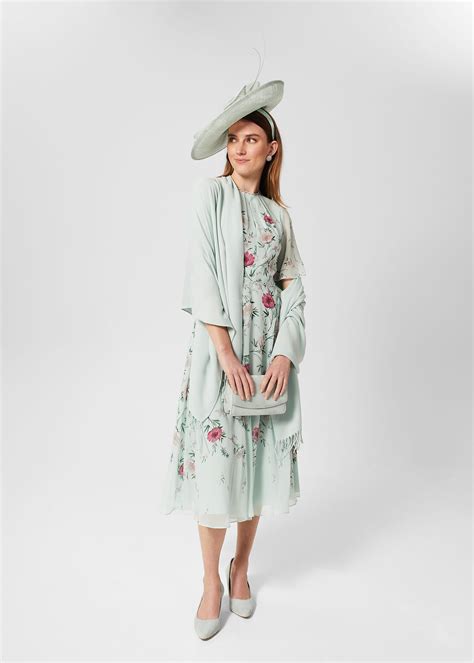 Priya Silk Floral Dress | Hobbs UK
