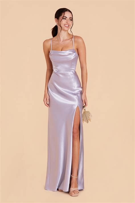 Mia Shiny Satin Convertible Dress - Neutral Champagne in 2025 | Lilac