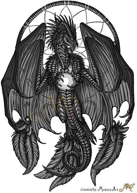 Dragon and orb design by Sunima on DeviantArt