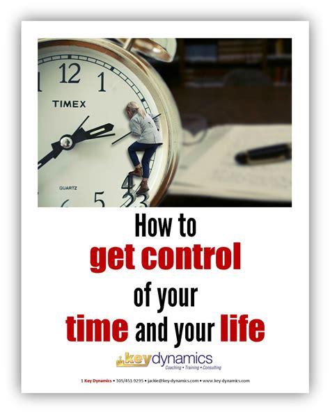 Get control of your time and your life! – Key Dynamics