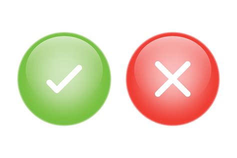 iconos verdaderos  falsos  vector en vecteezy