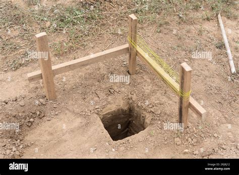 construction   trench   ground construction   trench stock