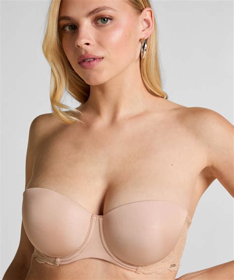 Angie Padded Strapless Underwired Bra - DD+ Bras - Hunkemöller