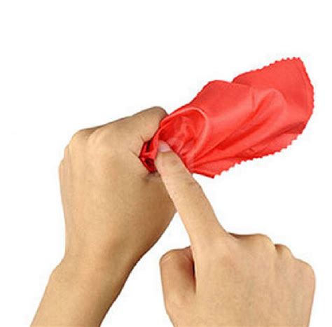 2 x Magic Fake Thumb Trick Silk Hanky Vanishing Trick Thumb Dynamo