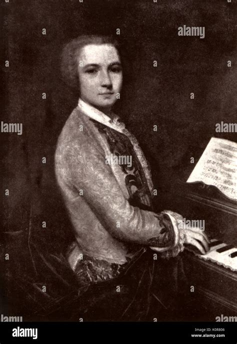 Muzio Clementi at piano. This is thought to be Clementi, estimated ...
