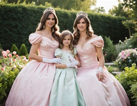 pastel satin ball gowns family