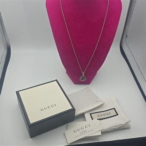 gucci jewelry gucci arabesque interlocking gg silver  pendant