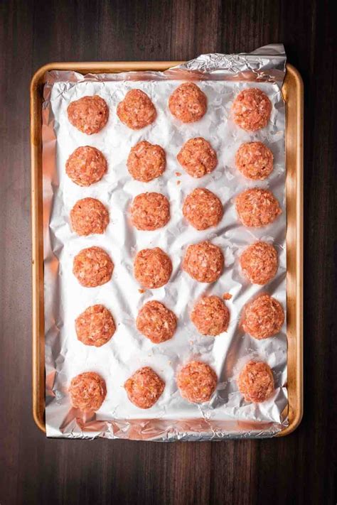 how long to cook pork meatballs