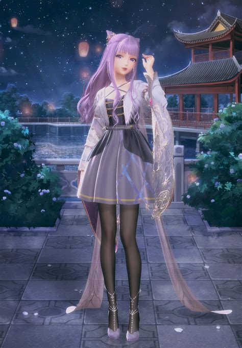 Nikki as Keqing! : r/Shining_Nikki