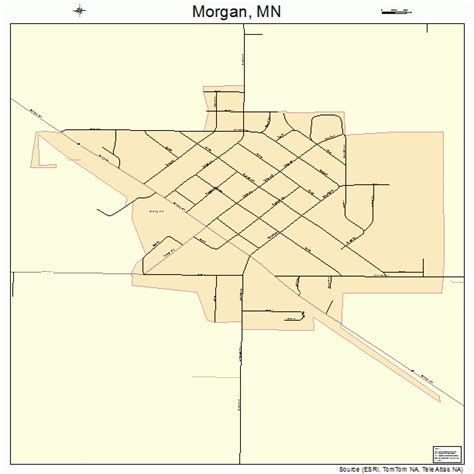 Morgan Minnesota Street Map 2744116