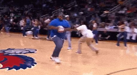 fail fat guy dunk gif gifdbcom