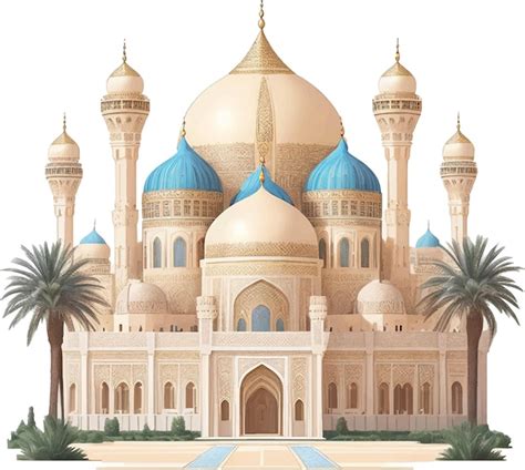 premium vector mosque vector