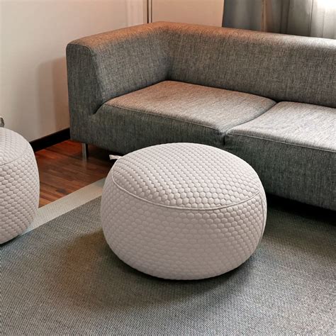 puff redondo diseno moderno trc en color vison happers happerses