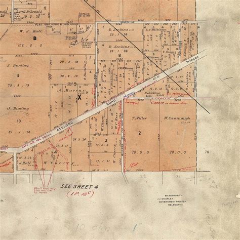 1952 Parish of Cut Paw Paw, Sheet 2 Map - Braybrook, Sunshine