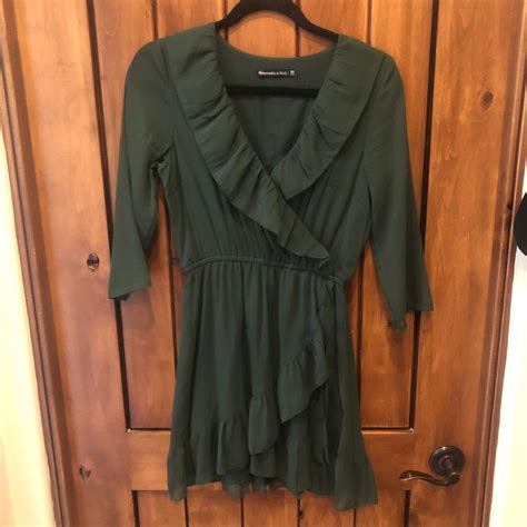 Emerald Green Chiffon Mini Dress - Gem