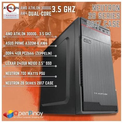 BRAND NEW AMD ATHLON 3000G Desktop, Computers & Tech, Desktops on Carousell