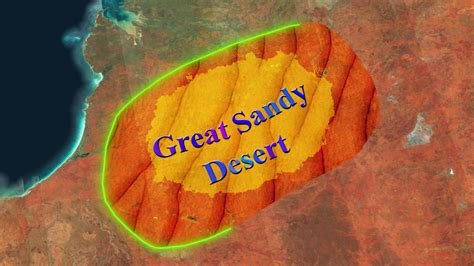 Great Sandy Desert Map 30813632 Stock Video at Vecteezy