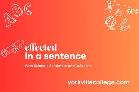 effected   sentence easy examples