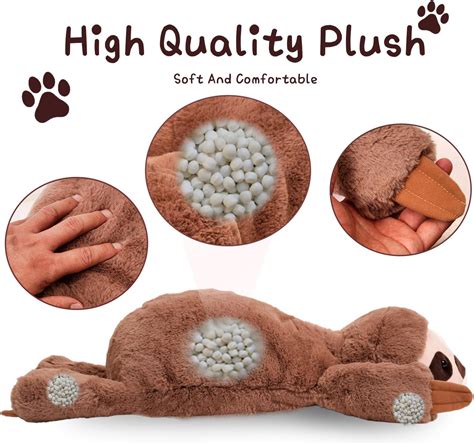 PINMINGS Animales de peluche suaves con peso para adultos, animales ...