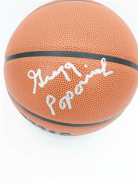 Gregg Popovich Signed NBA Basketball - CharityStars