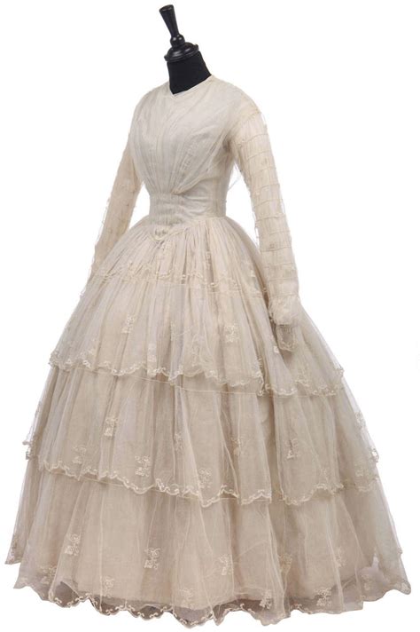 1850s Wedding or summer dress. : r/fashionhistory