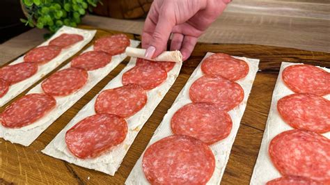 Ein origineller Pita-Snack, den Sie auf jeden Fall genießen werden ...