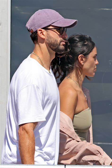 EIZA GONZALEZ and Grigor Dimitrov Arrives at Brisbane Airport Ahead of