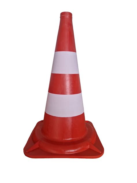 pion cm met  witte strepen veiligheid centraal