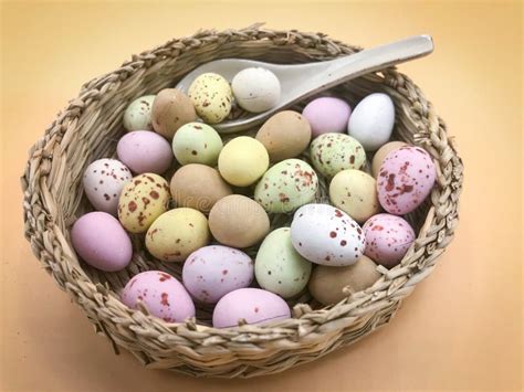 Colorful Decorated Chocolate Eggs Stock Photo - Image of april ...
