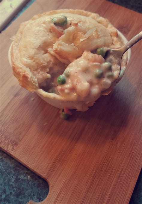 homemade shrimp pot pie rfoodporn