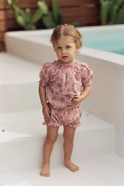 Smocked Floral Girl's Set | Twinkle Twinkle Little One
