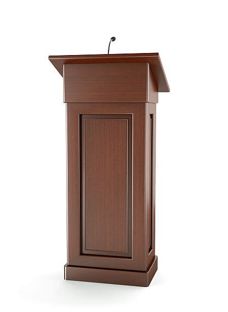 Podium Wood Lectern Microphone Stock Photos, Pictures & Royalty-Free ...