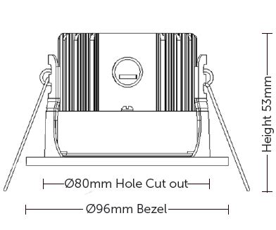 led downlight malisa lighting